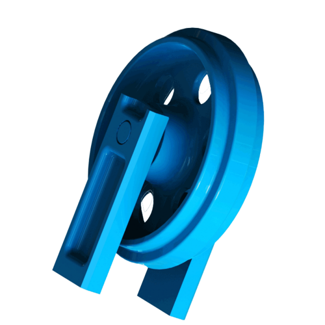 excavator-front-idler